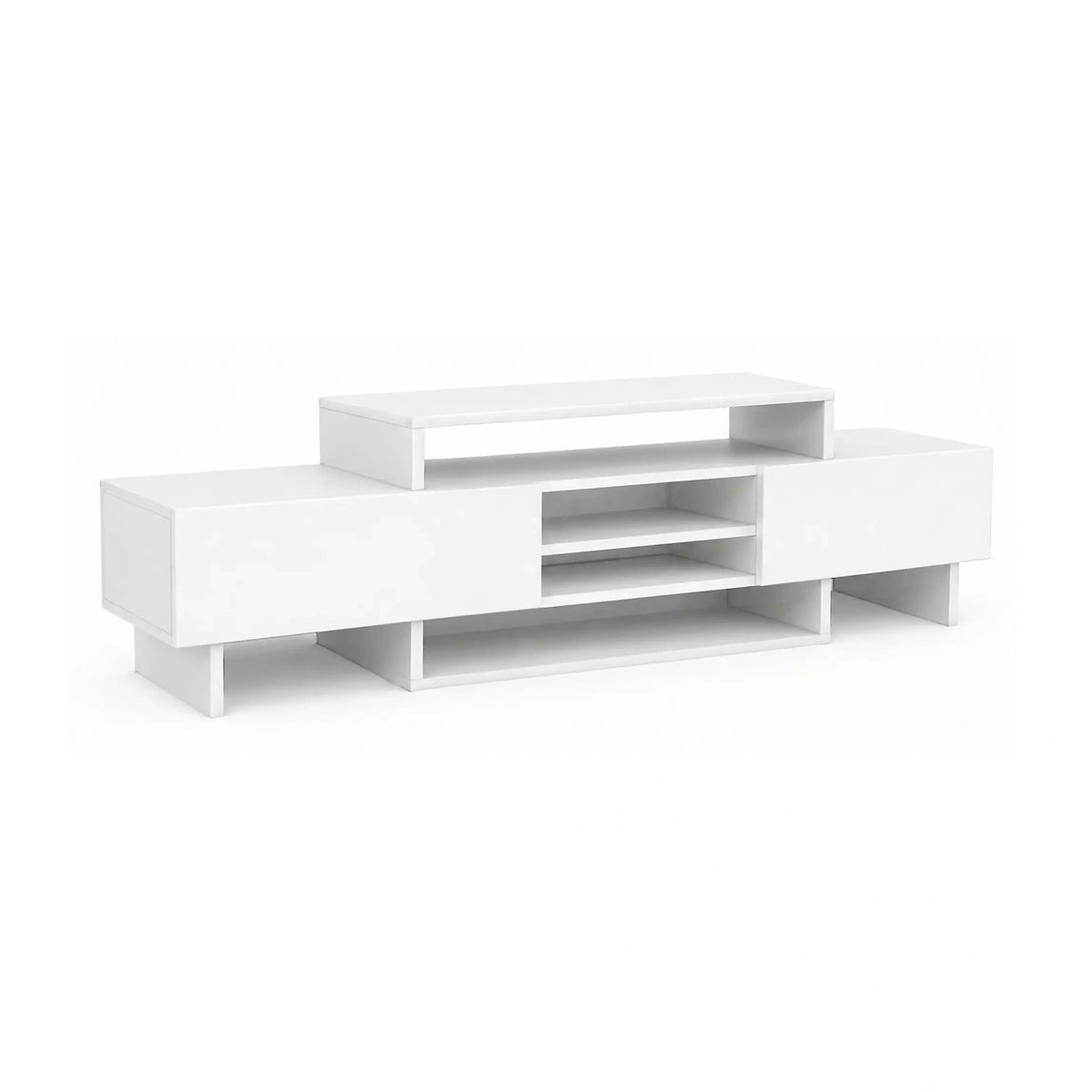 Comoda TV, alb, PAL melaminat, 160x30x49 cm