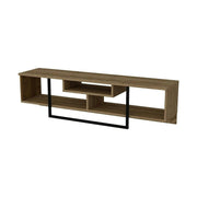 Comoda TV Asal, nuc/negru, PAL melaminat, 150x35x40 cm