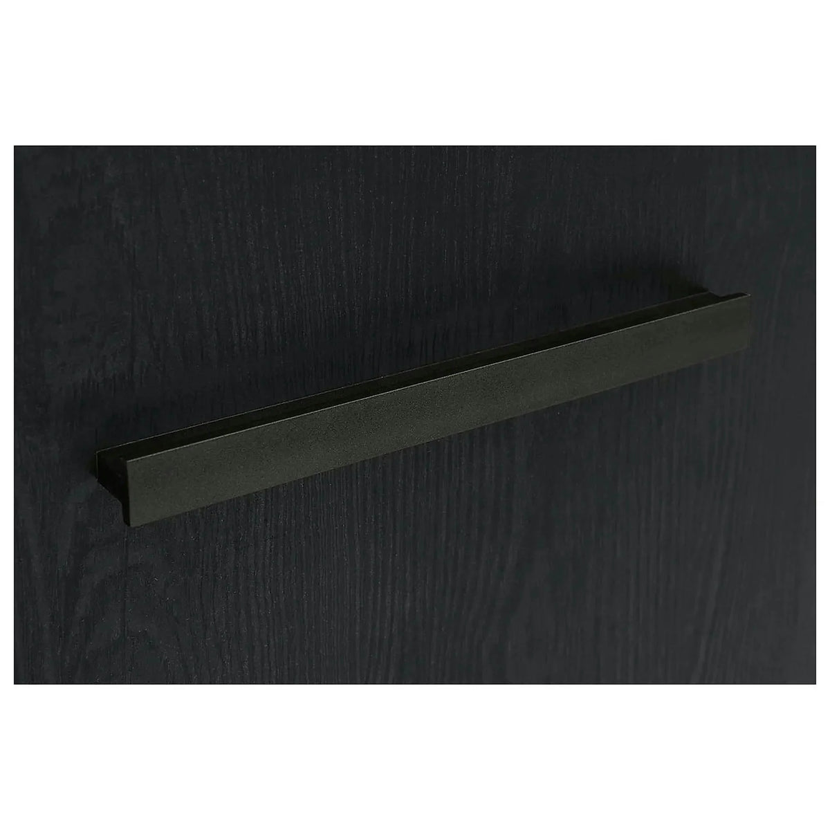 Comoda TV BALIN, stejar/negru, PAL, 140x45x61 cm