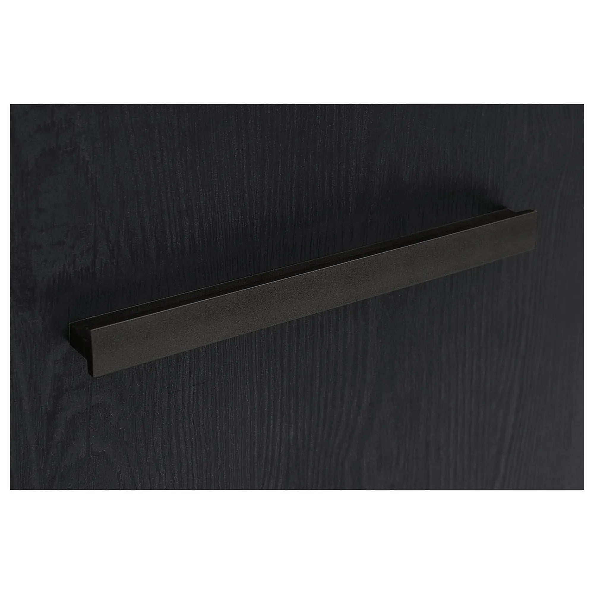 Comoda TV BALIN, stejar/negru, PAL, 140x45x61 cm