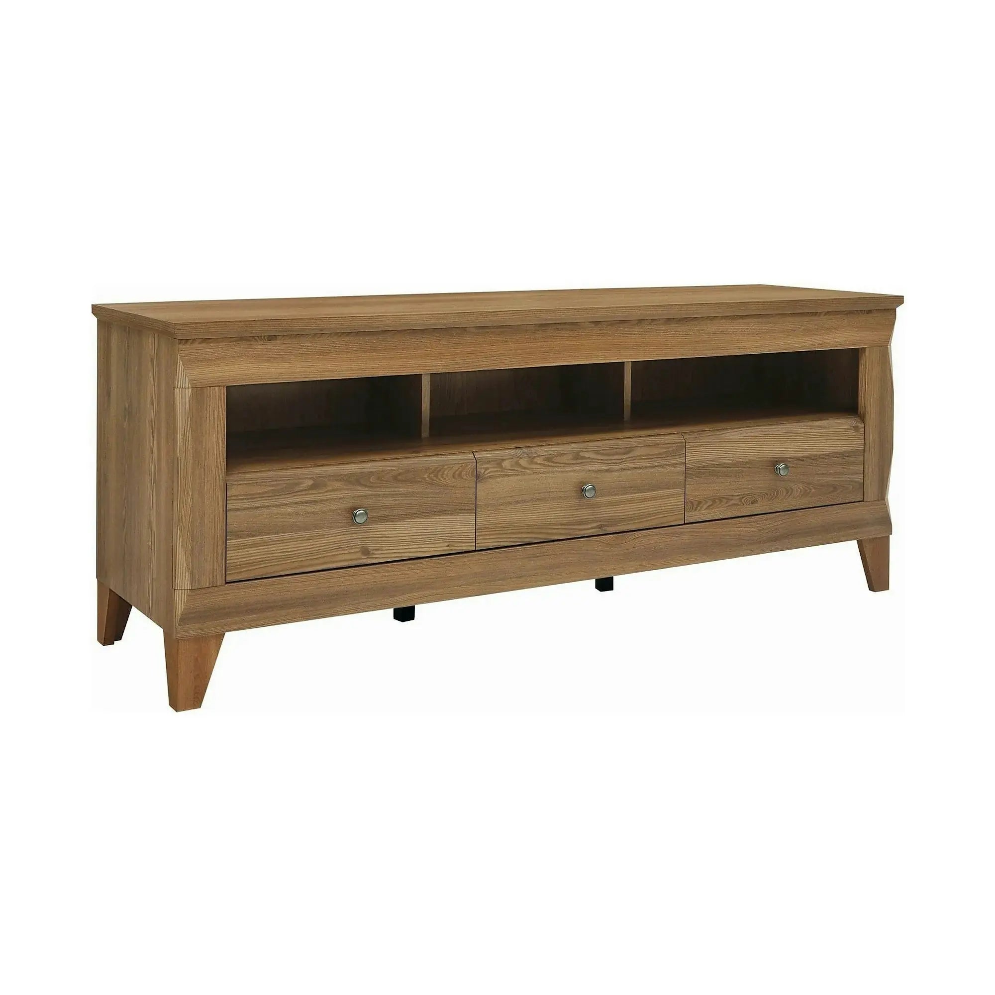 Comoda TV BERGEN RTV3S, stejar auriu, PAL, 156x47x64 cm
