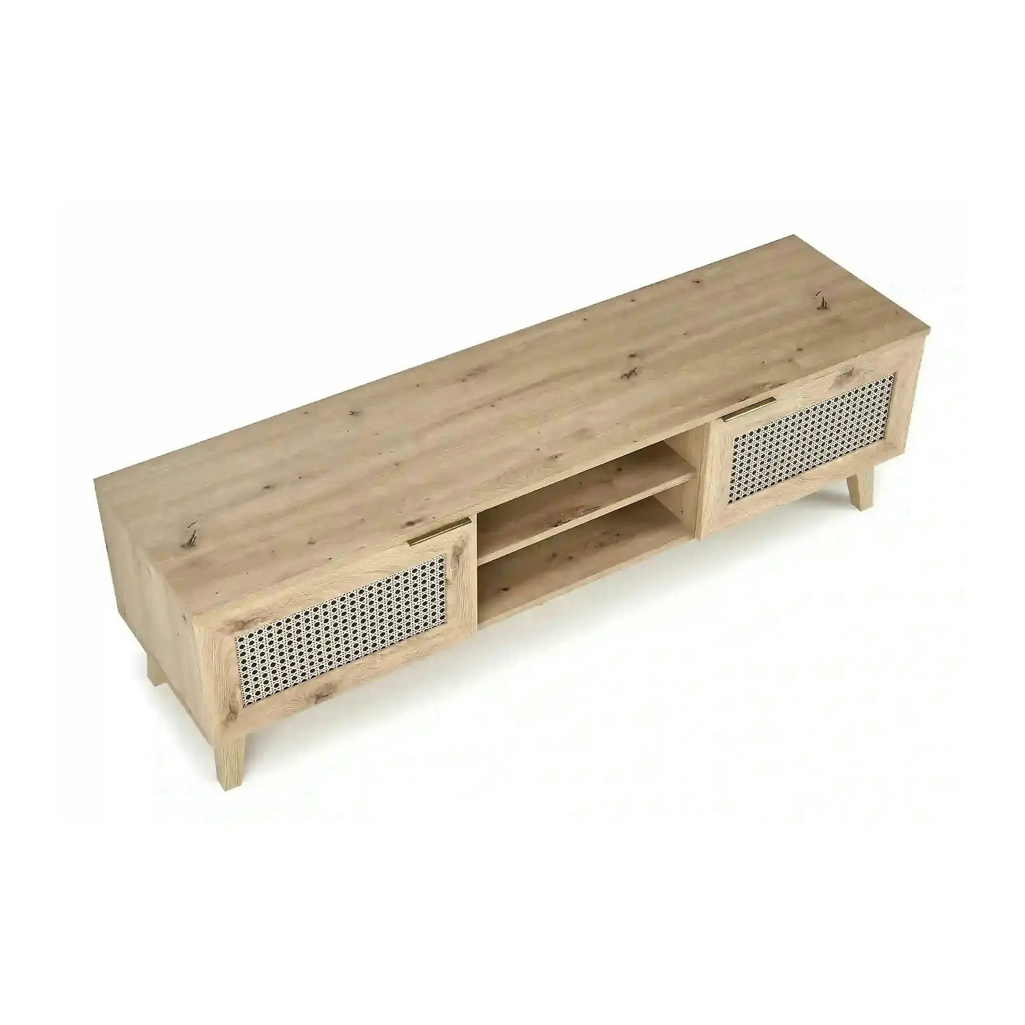 Comoda TV BORNEO, stejar artisan, PAL laminat, 150x40x45 cm
