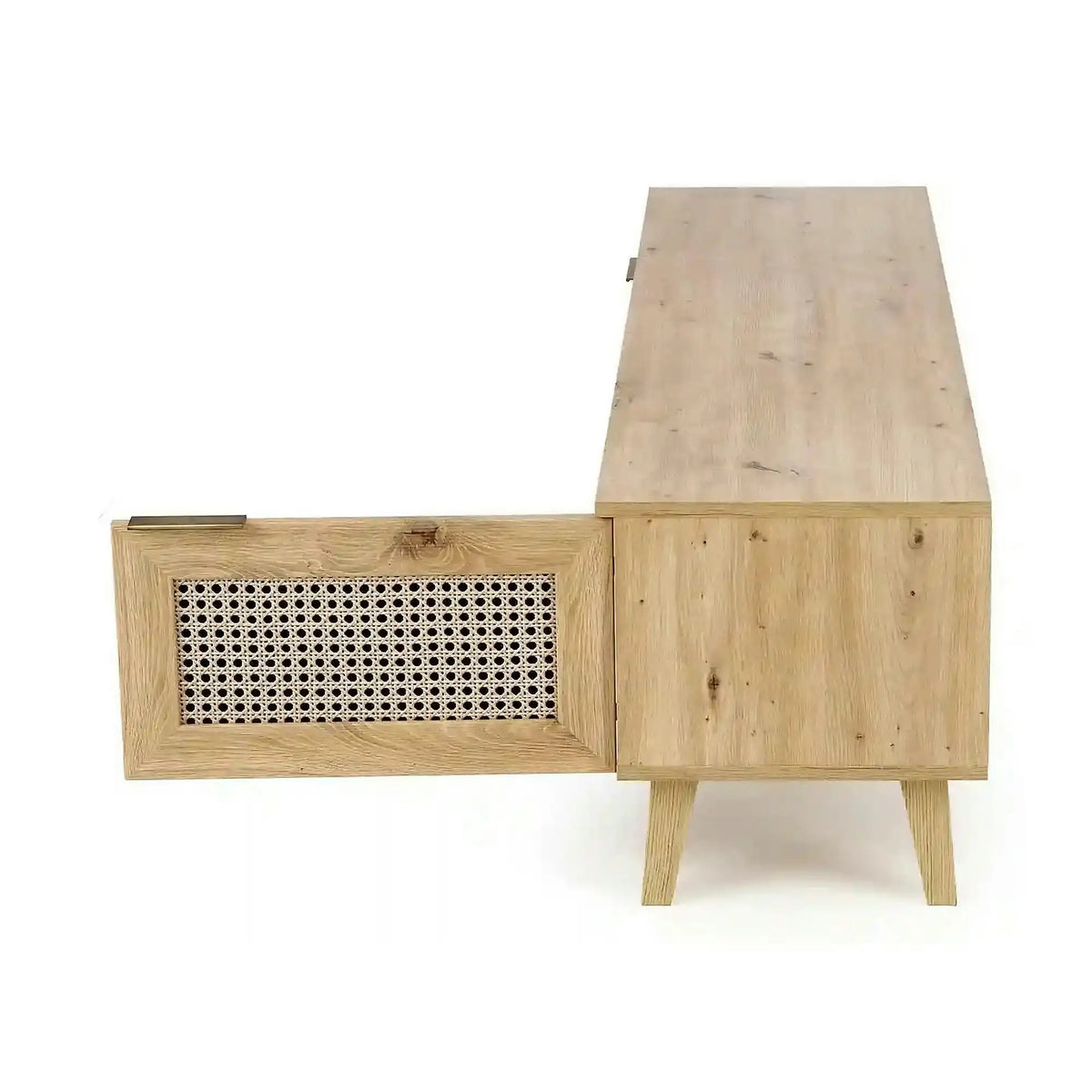 Comoda TV BORNEO, stejar artisan, PAL laminat, 150x40x45 cm
