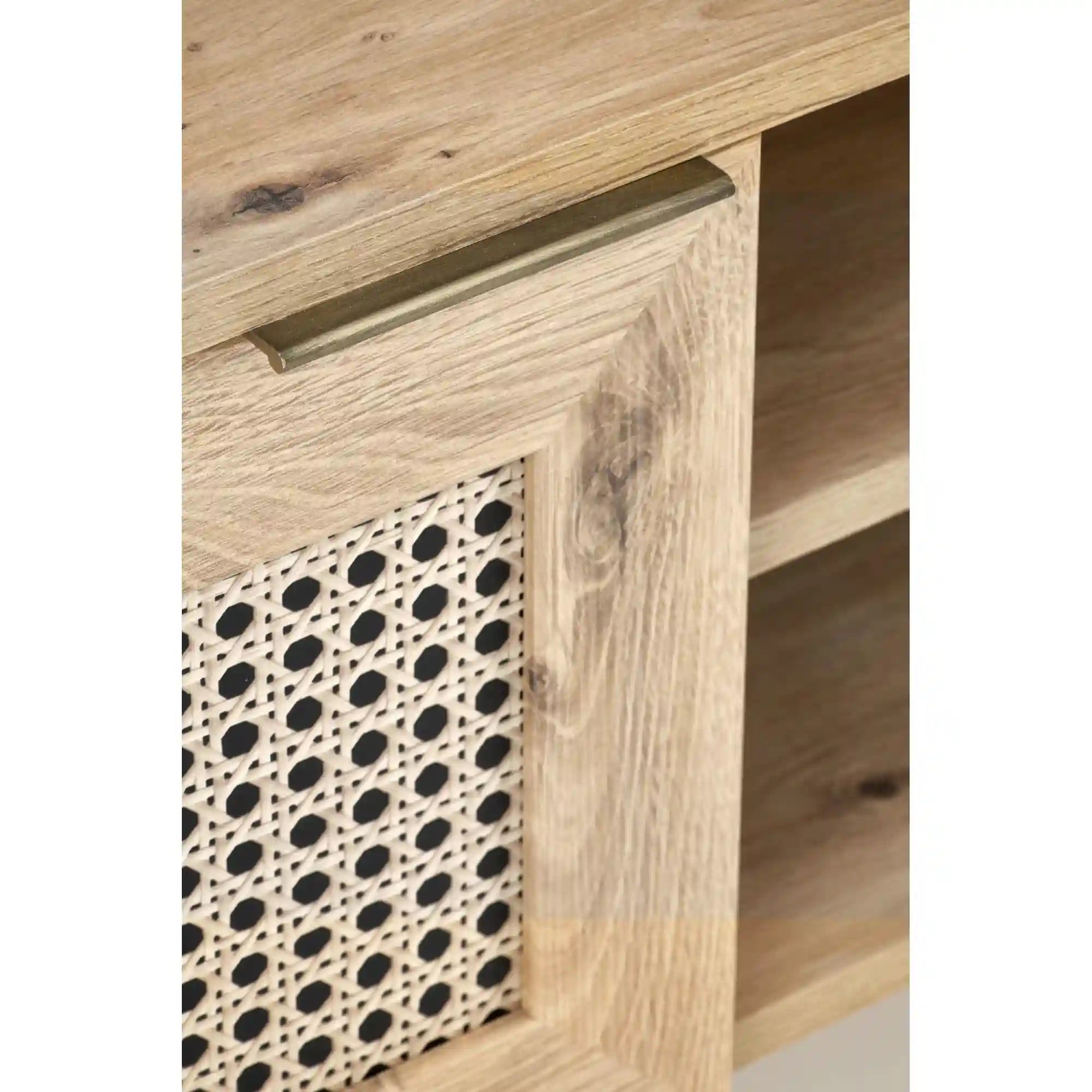 Comoda TV BORNEO, stejar artisan, PAL laminat, 150x40x45 cm