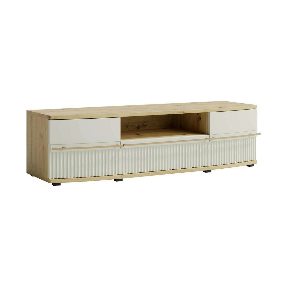 Comoda TV CANDY1 C4, stejar artisan/casmir, PAL, 175x43x45 cm