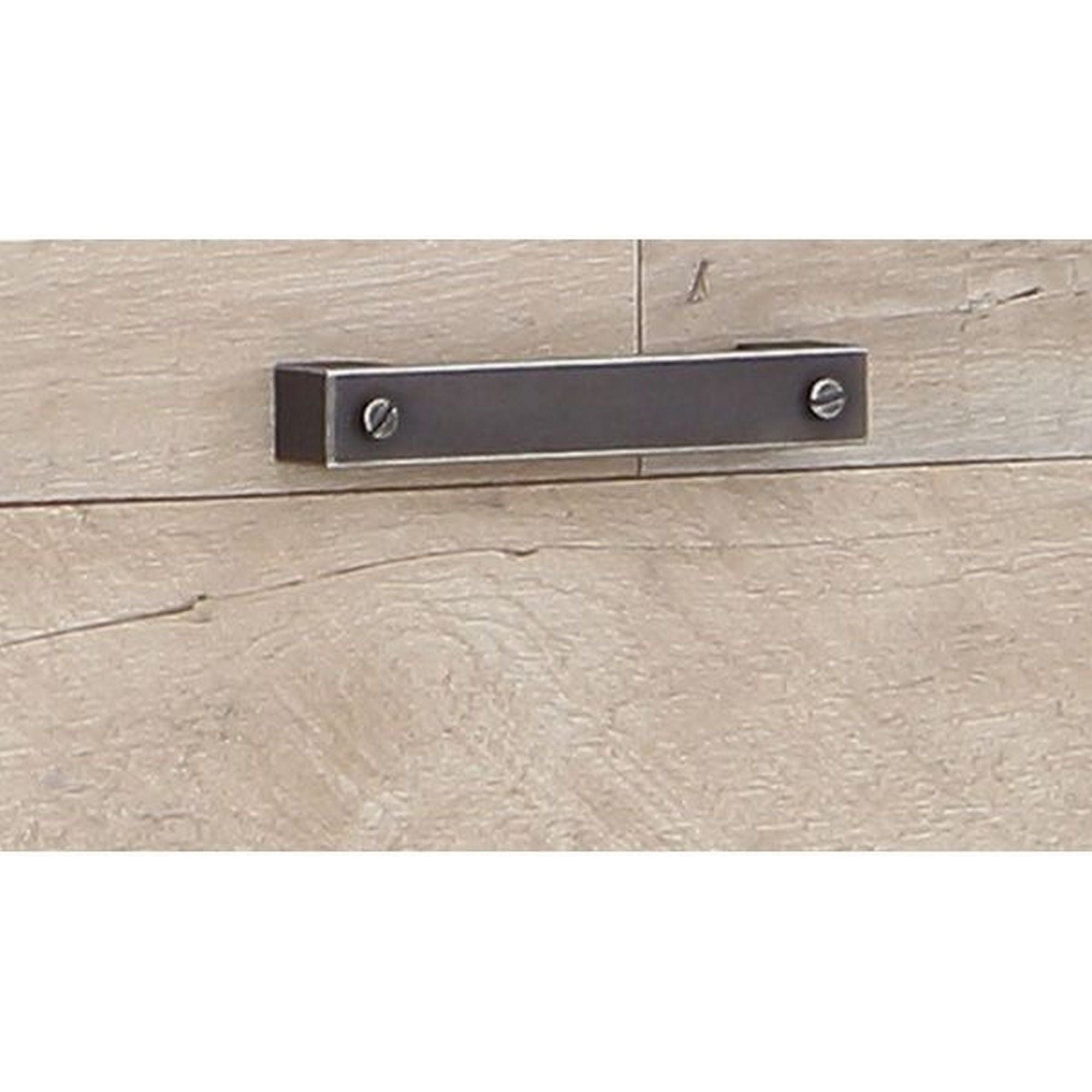 Comoda TV CLIF, stejar vintage/gri inchis, PAL, 161x42x64 cm