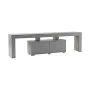 Comoda TV ENCLAVE, gri, PAL, 180x32x50 cm