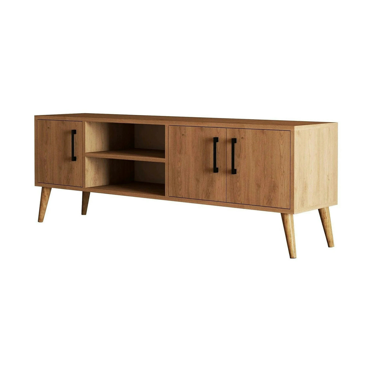 Comoda TV EXXEN, stejar, PAL, 150x34x52 cm