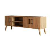 Comoda TV EXXEN, stejar, PAL, 150x34x52 cm
