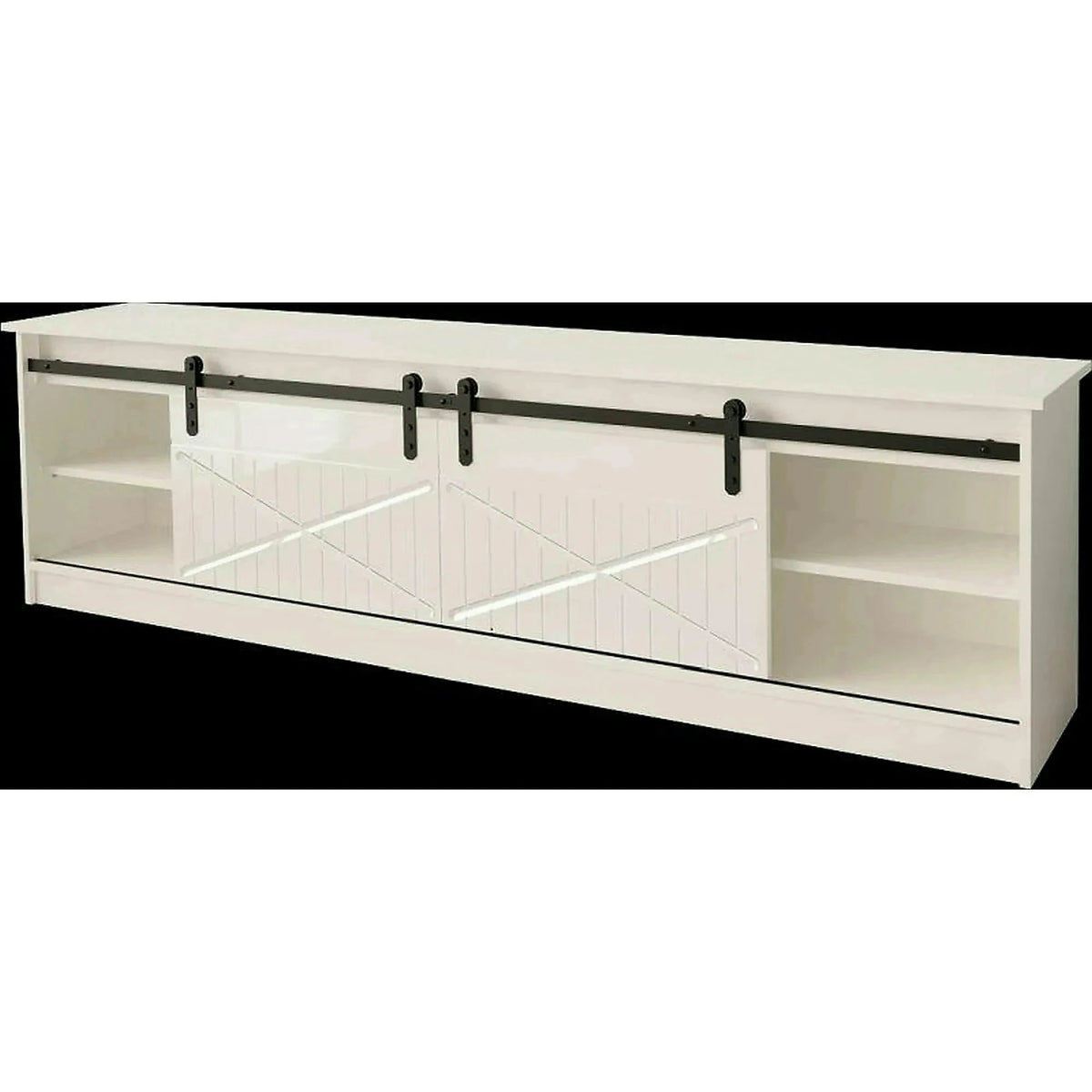 Comoda TV GRANERO, alb, PAL laminat, 200x35x57 cm