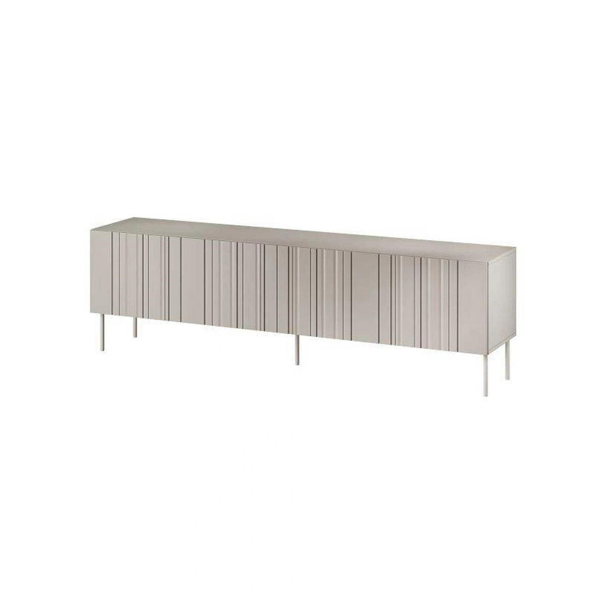 Comoda TV ISLA, bej mat, PAL laminat, 201x40x60 cm