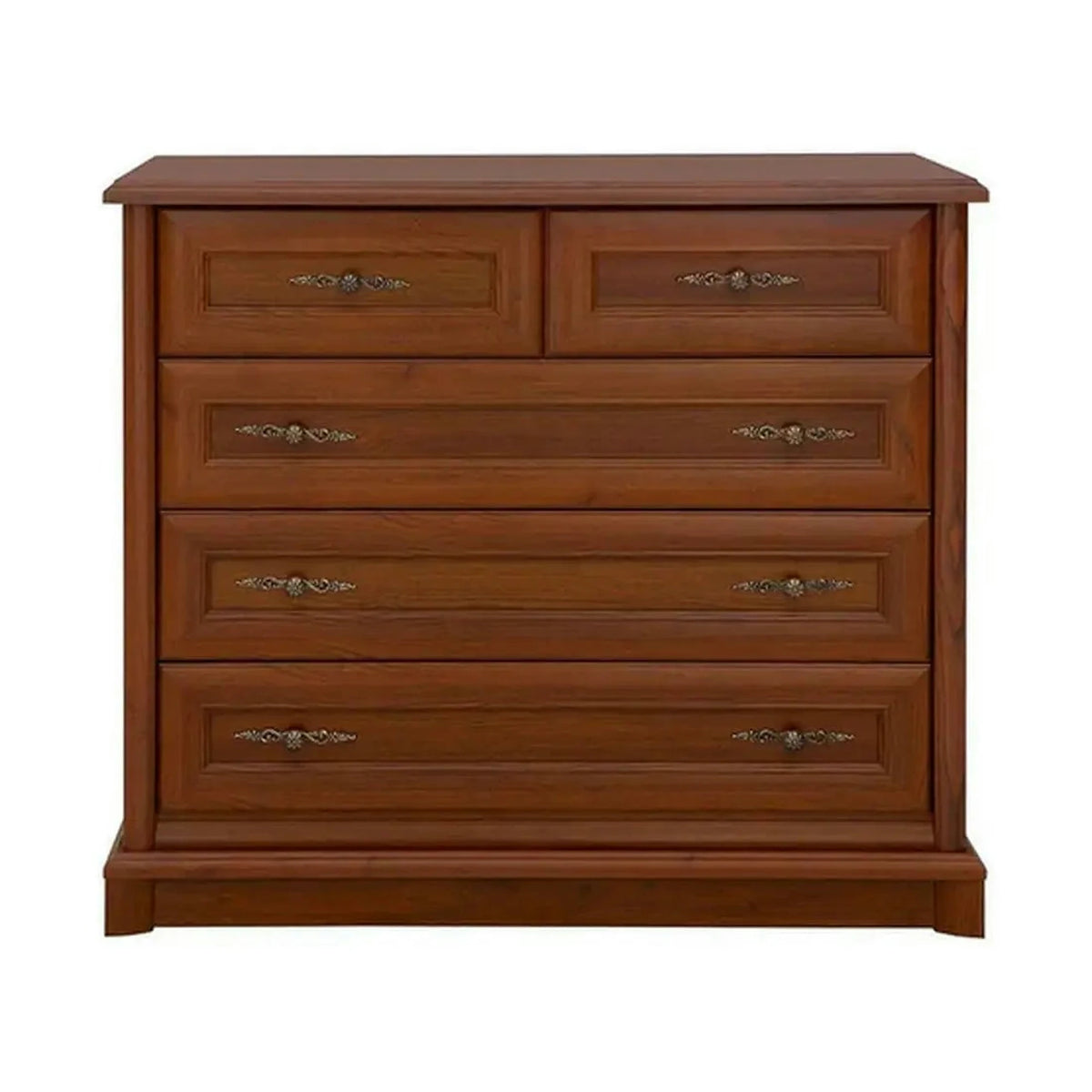 Comoda TV KENT EKOM5S, castan, PAL, 101x45x91 cm