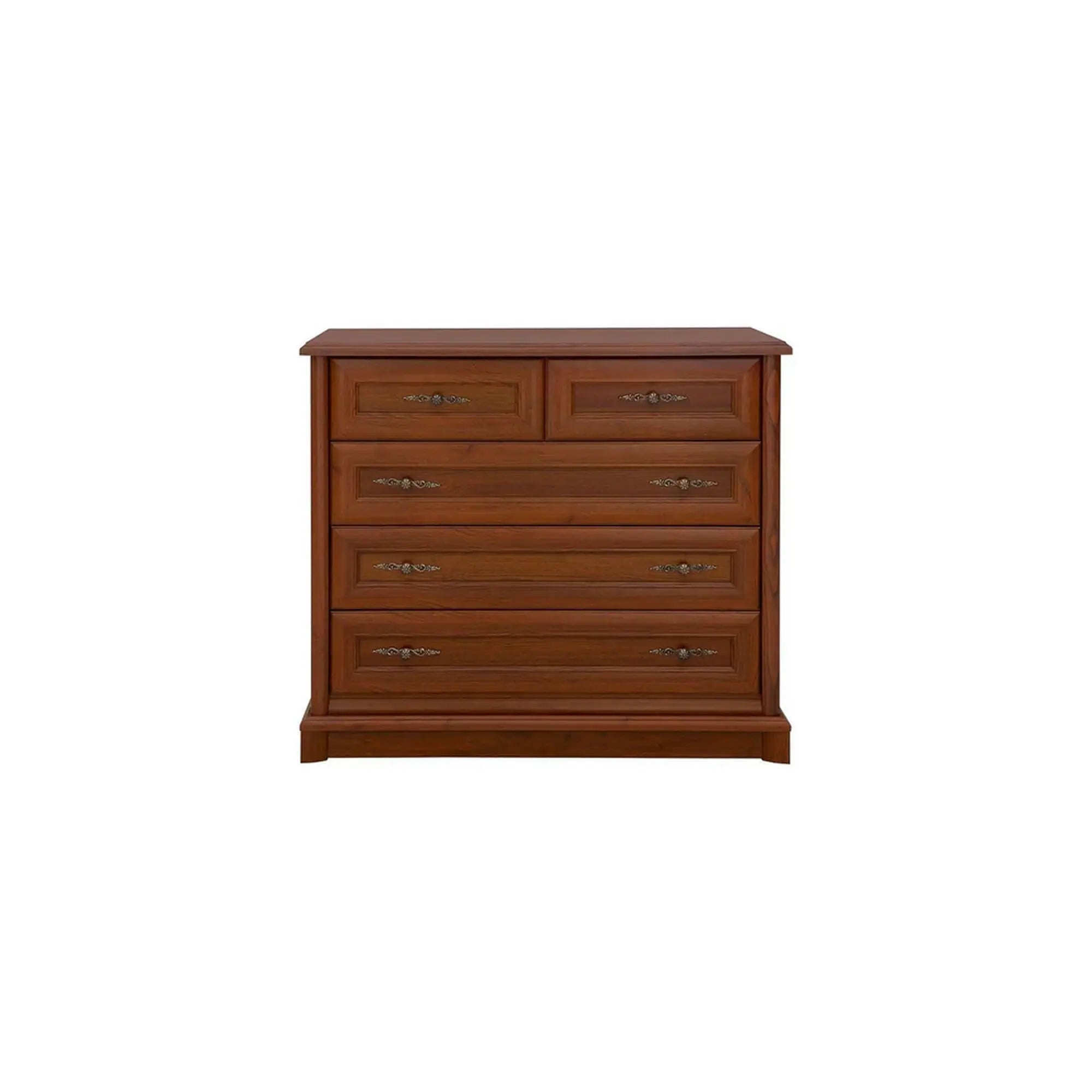 Comoda TV KENT EKOM5S, castan, PAL, 101x45x91 cm