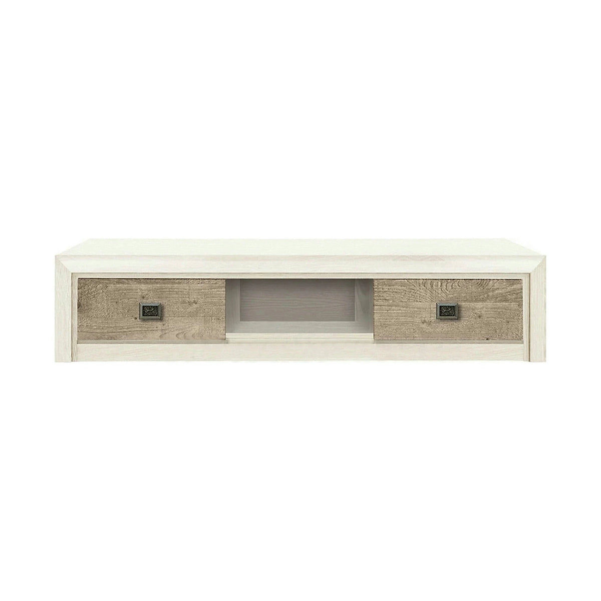 Comoda TV KOEN 2, pin canyon/stejar Karbel, PAL, 150x57x33 cm