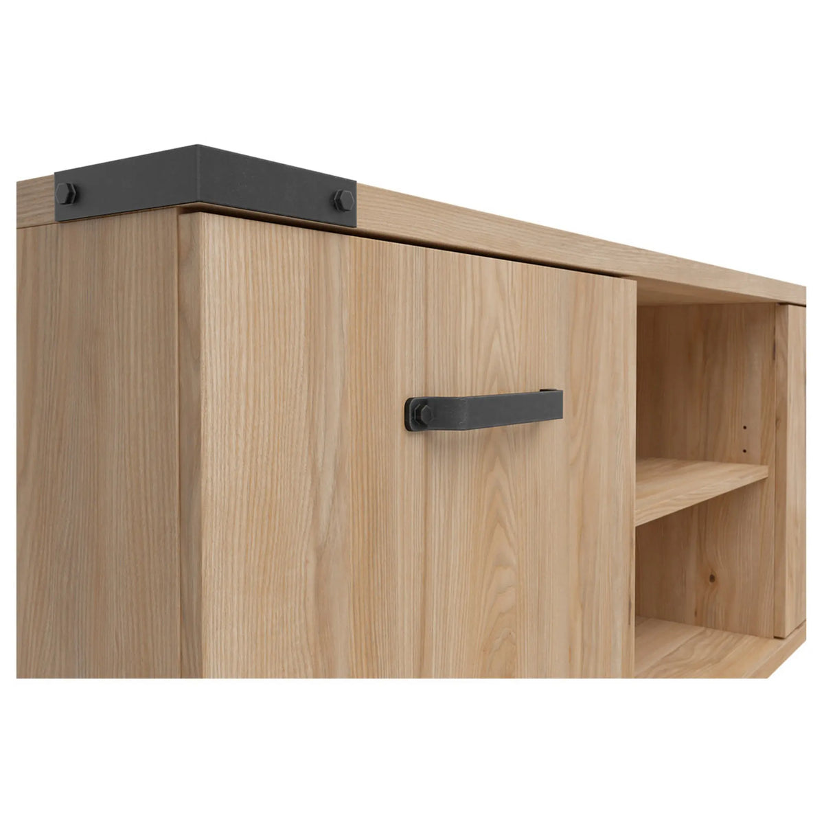 Comoda TV LARA, stejar, PAL laminat, 150x46x51 cm