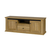 Comoda TV LEON MZ15, stejar grand, DTD laminat, 150x45x55 cm