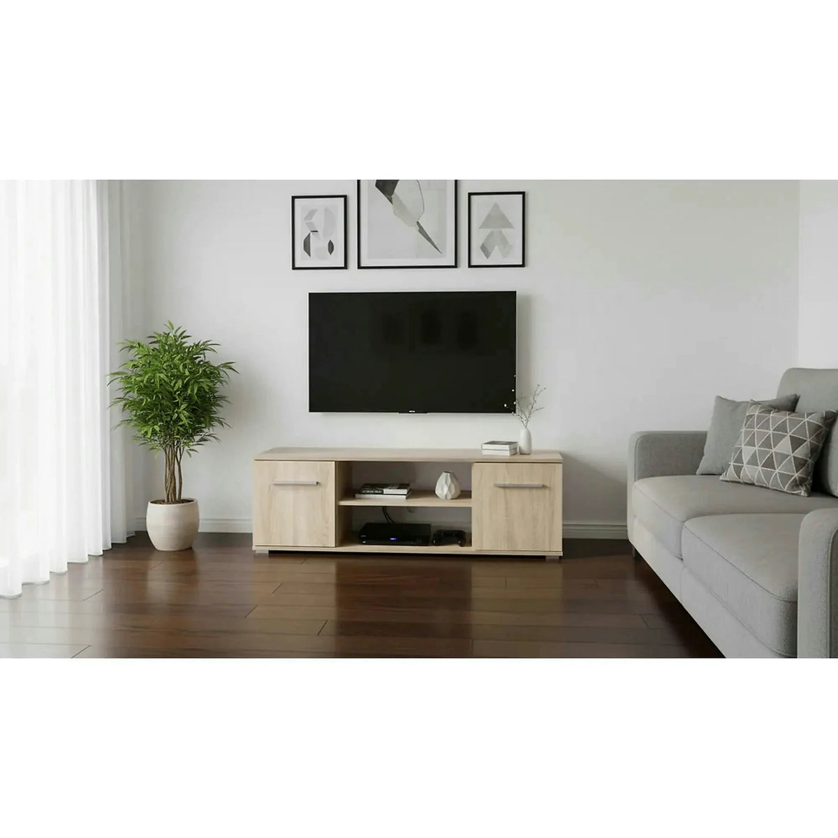 Comoda TV LIMA RTV1, stejar sonoma, 137x40x44 cm