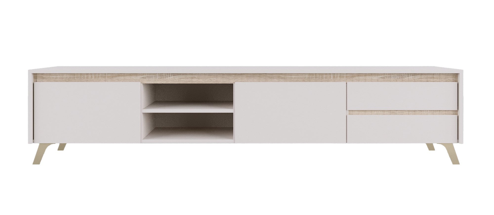 Comoda TV LOUNGE 2, casmir/stejar sonoma, PAL, 206x45x54 cm