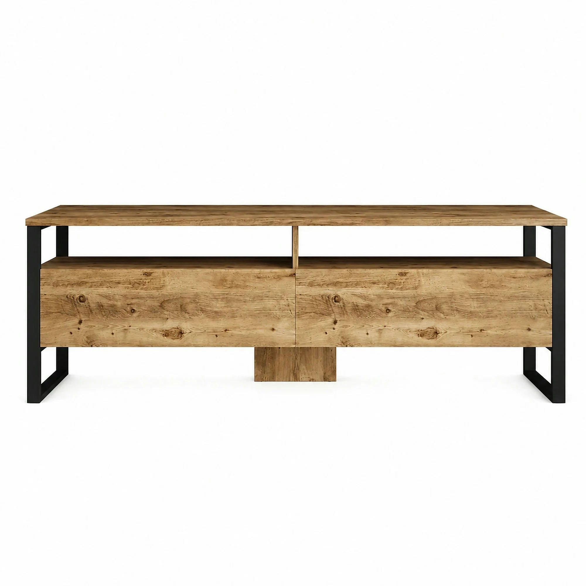 Comoda TV ML19-A, pin atlantic, PAL melaminat/plastic, 180x36x56 cm