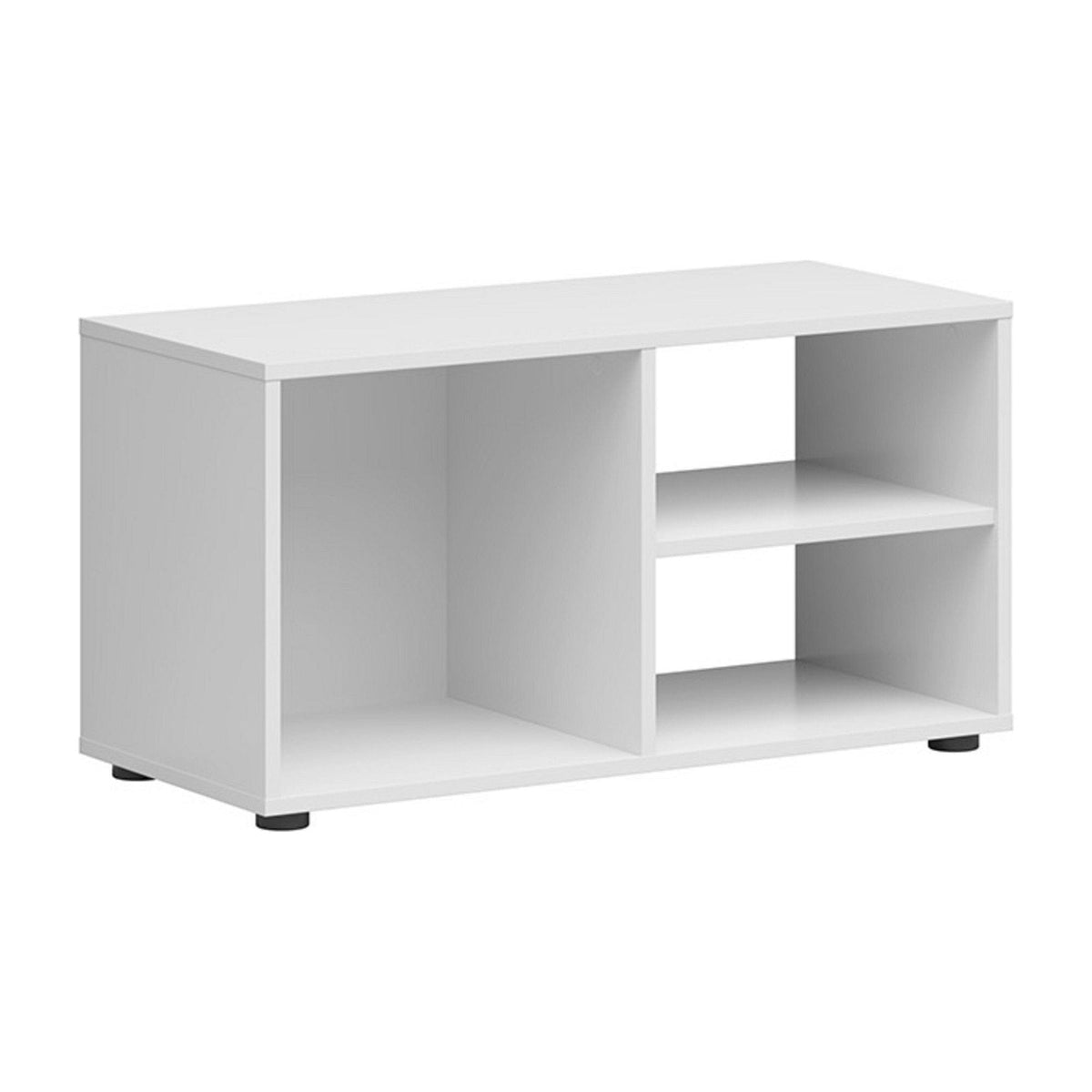 Comoda TV NENO, alb, PAL, 80x35.5x42 cm