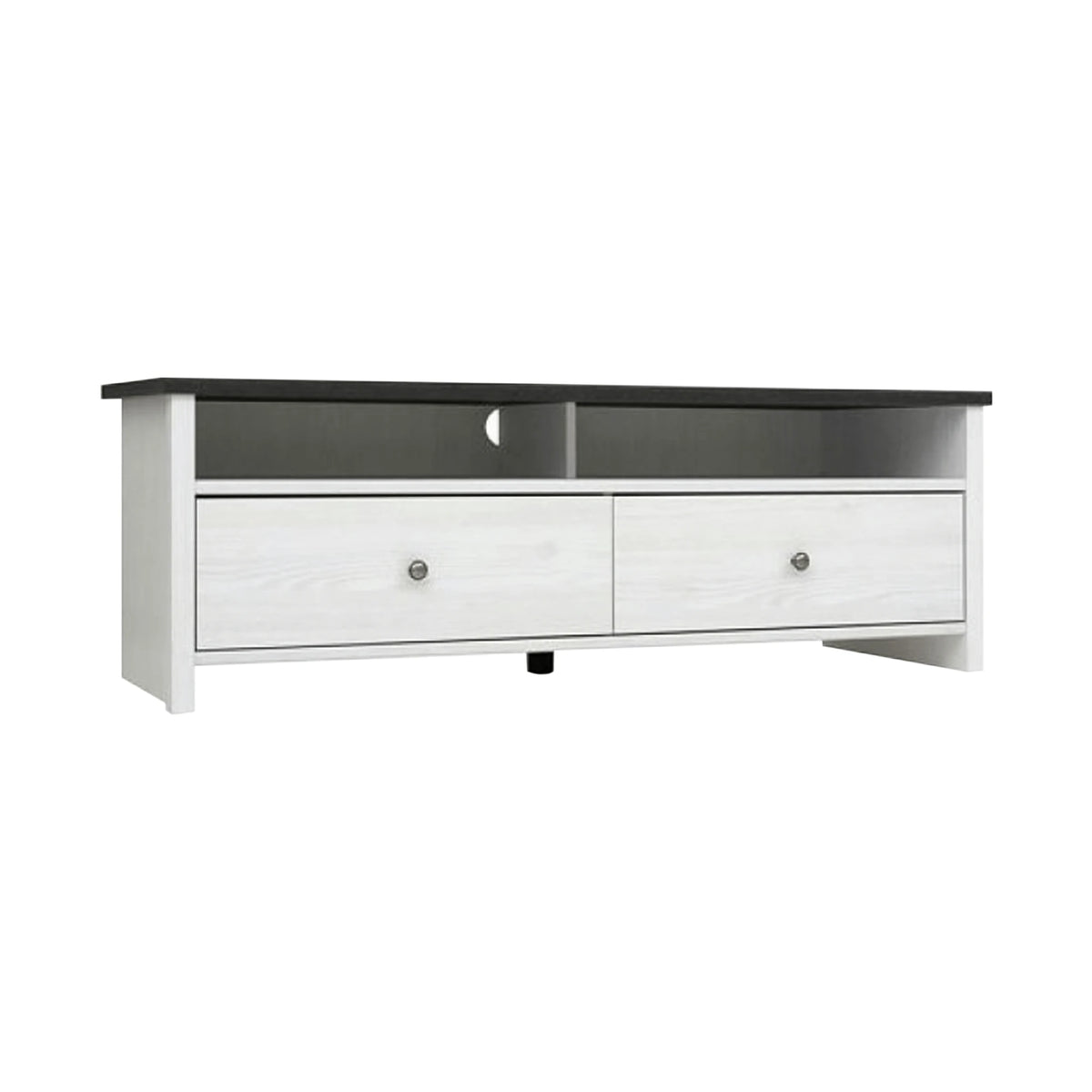 Comoda TV PORTO, alb, PAL, 159x45x44 cm