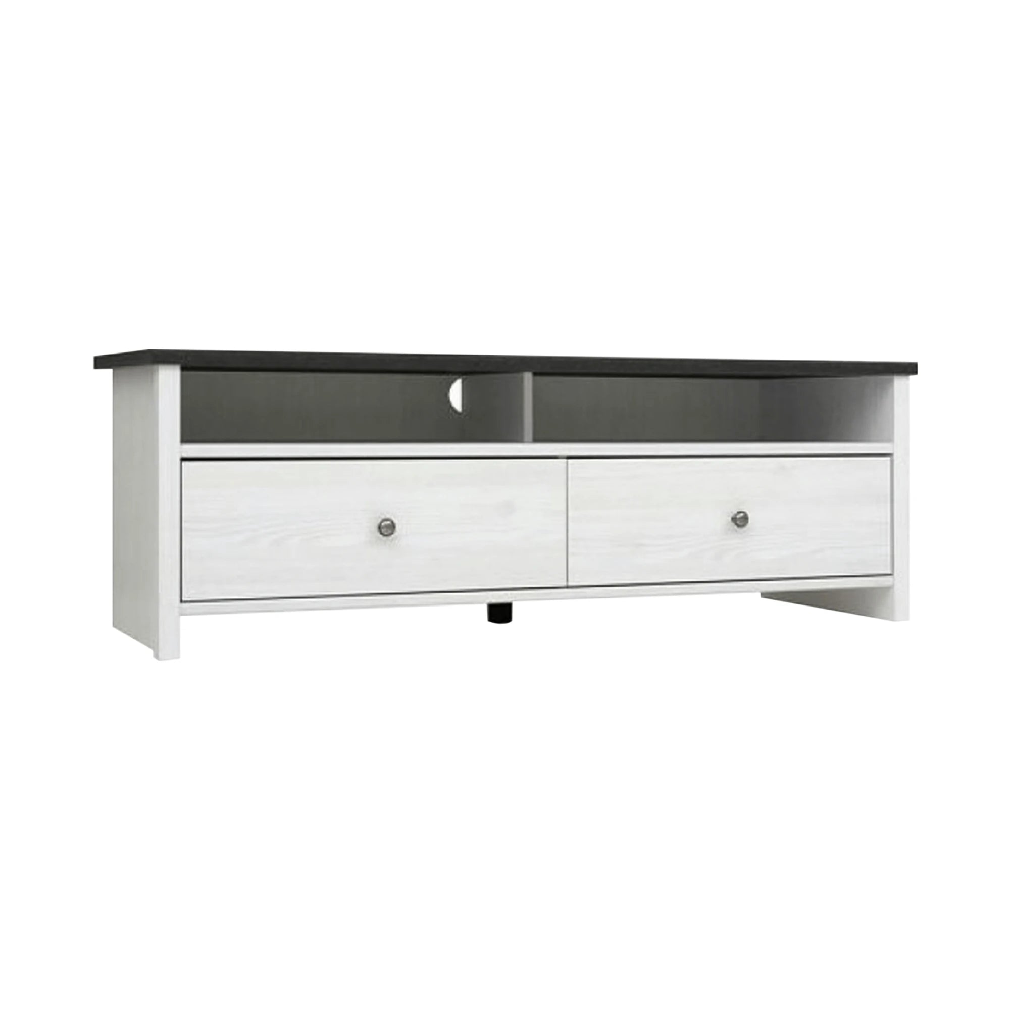 Comoda TV PORTO, alb, PAL, 159x45x44 cm