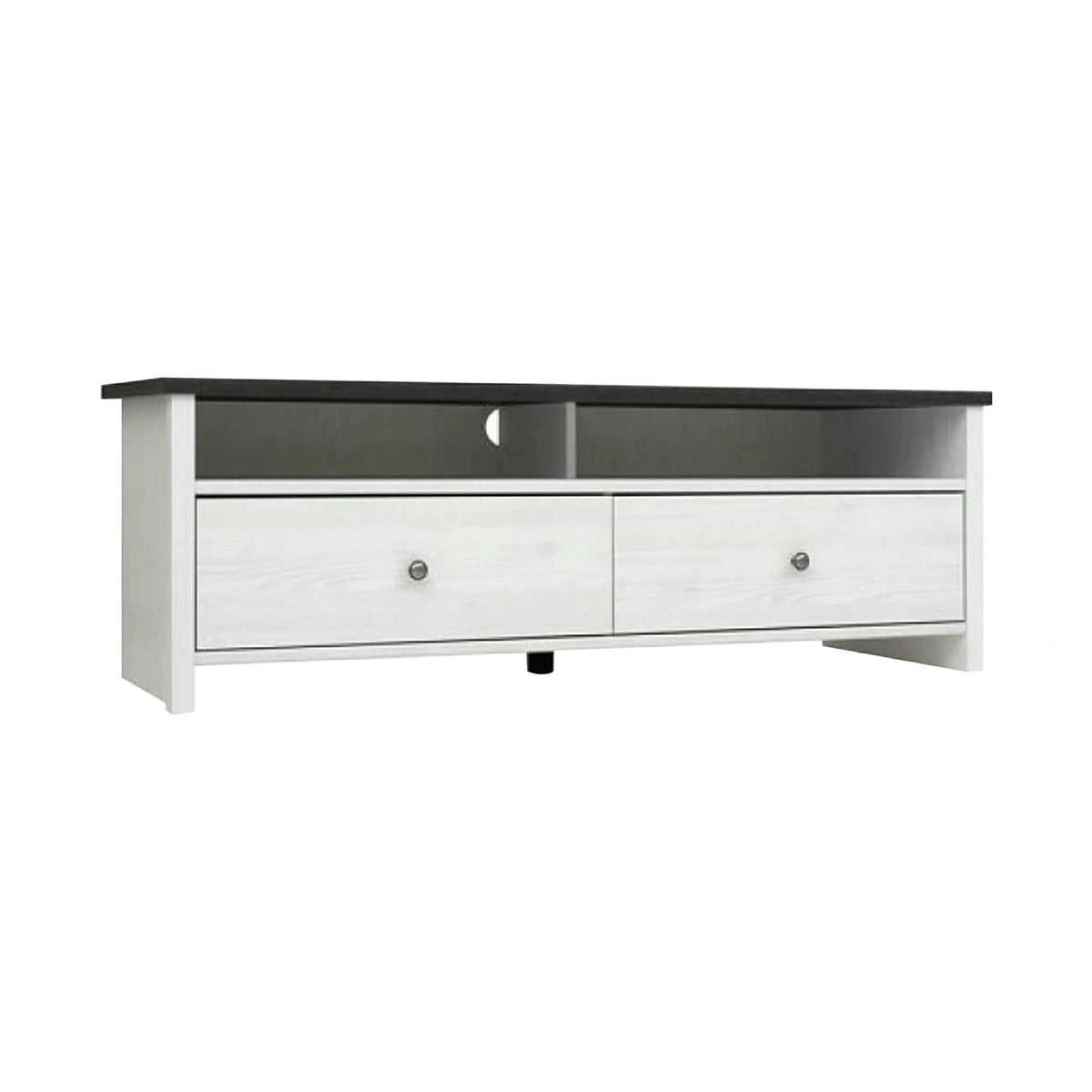 Comoda TV PORTO, alb, PAL, 159x45x44 cm