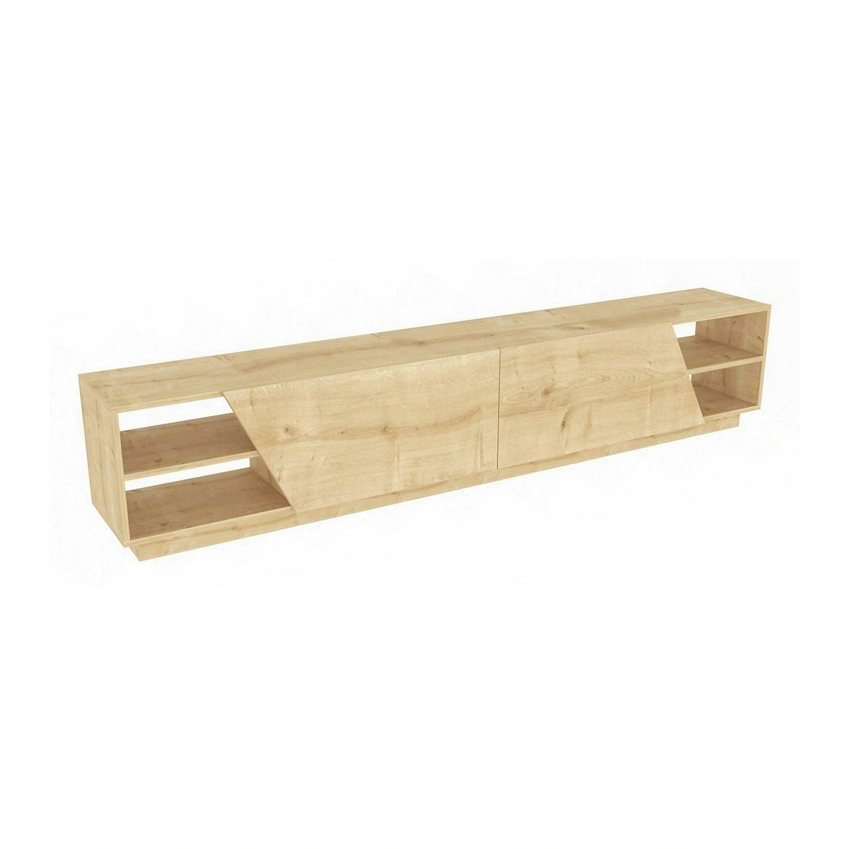Comoda TV RHODES, stejar, PAL melaminat, 240x37x47 cm