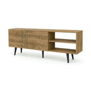 Comoda TV RONAS, nuc, PAL melaminat, 160x35x39 cm