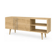 Comoda TV RONAS, stejar, PAL melaminat, 160x35x39 cm