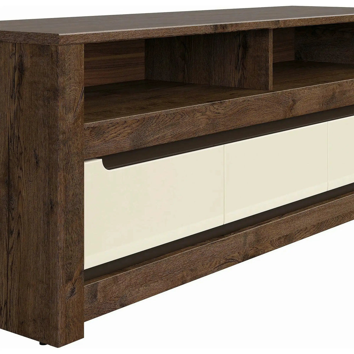 Comoda TV RUSO, nuc/bej, PAL, 149x46x59 cm