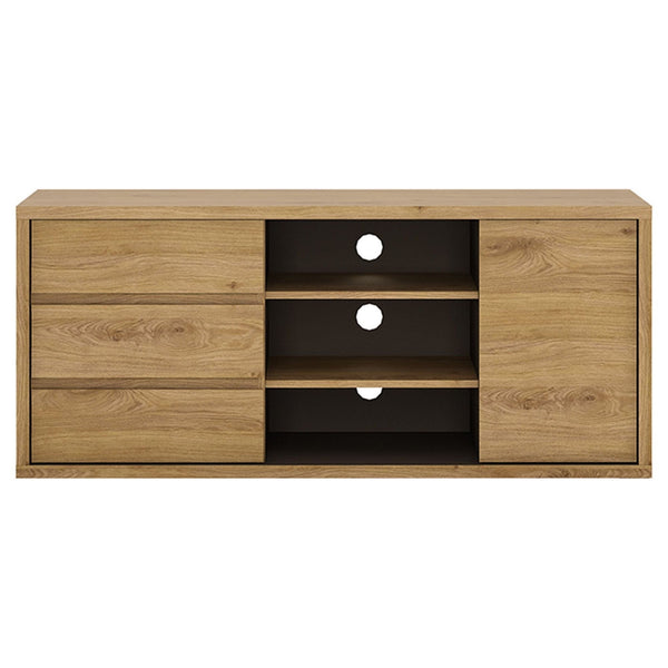 Comoda TV SHELDON TIP 51, stejar, PAL laminat, 136x40x59 cm