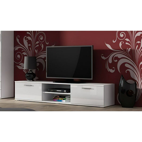 Comoda TV SOHO RTV, alb, PAL, 180x43x37 cm
