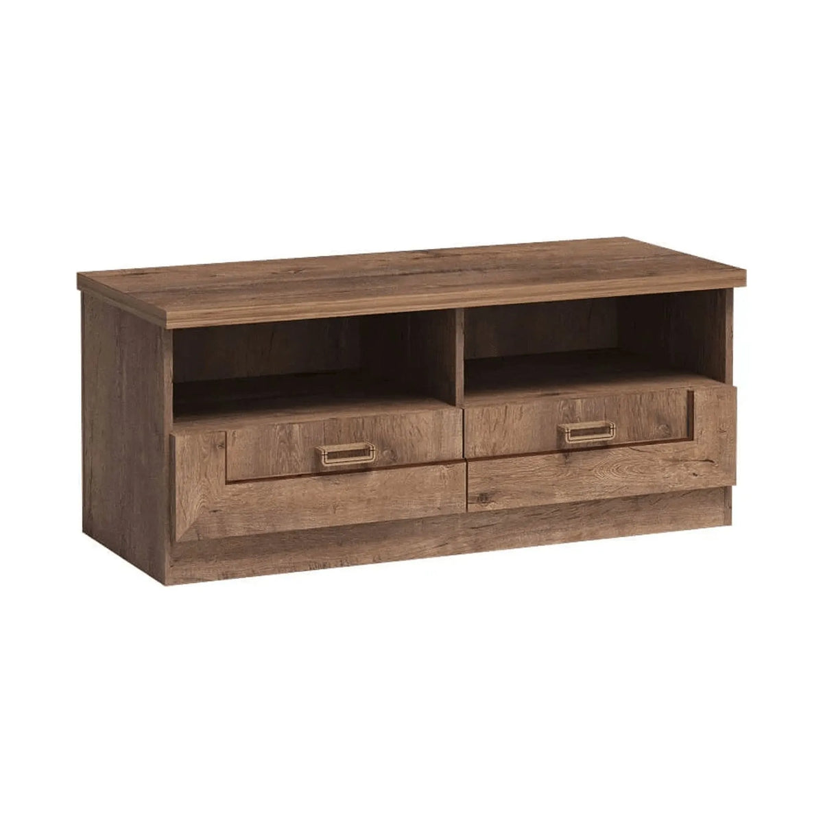 Comoda TV TEDY TYP T11, stejar lefkas, PAL melaminat, 118x50x50 cm