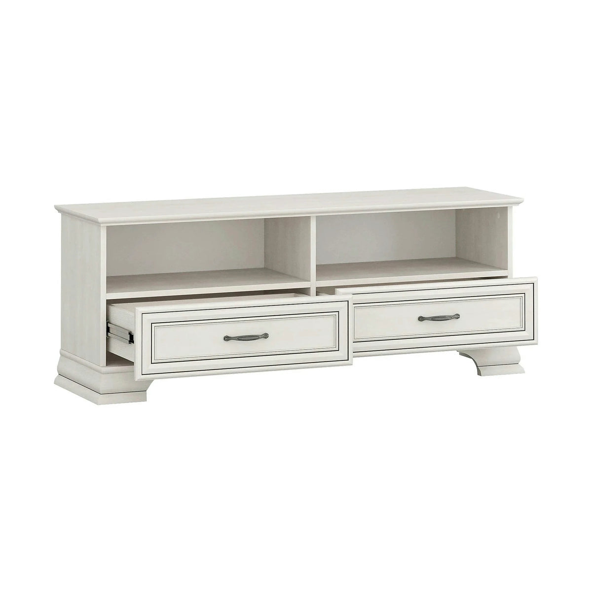 Comoda TV TIFFANY II, grej, PAL laminat, 130x37x50 cm