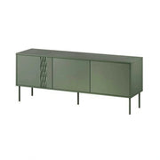 Comoda TV TRESSE, verde, PAL, 150x40x55 cm