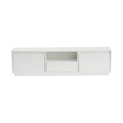 Comoda TV VANGUARD, alb, PAL, 160x30x42 cm