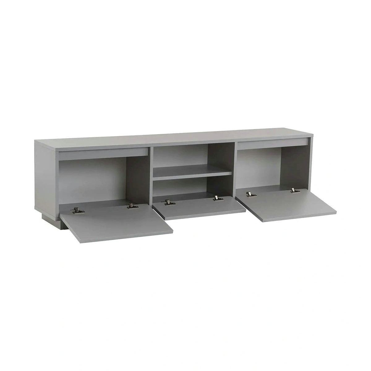 Comoda TV VANGUARD, gri, PAL, 160x30x42 cm