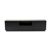 Comoda TV VANGUARD, negru, PAL, 160x30x42 cm