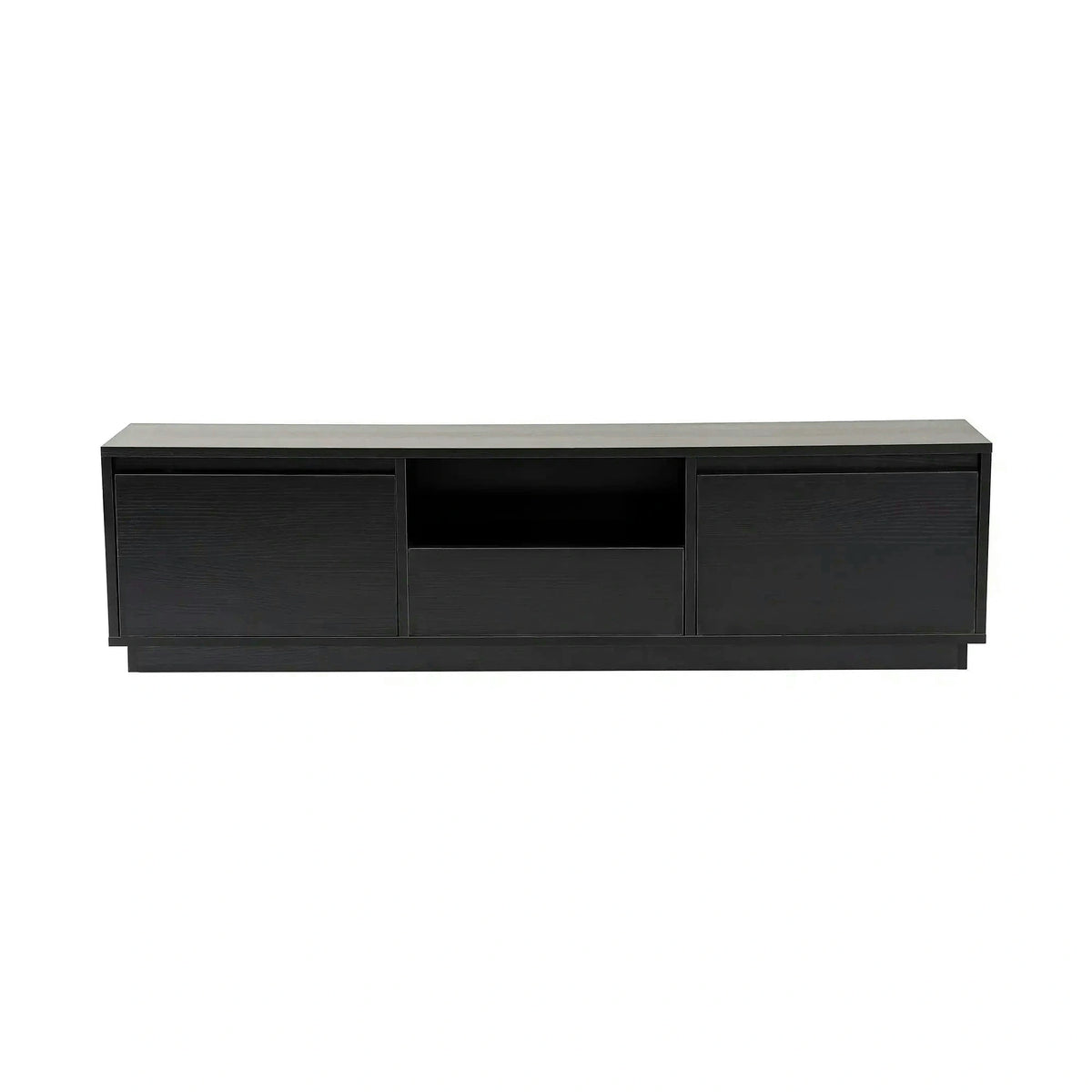 Comoda TV VANGUARD, negru, PAL, 160x30x42 cm