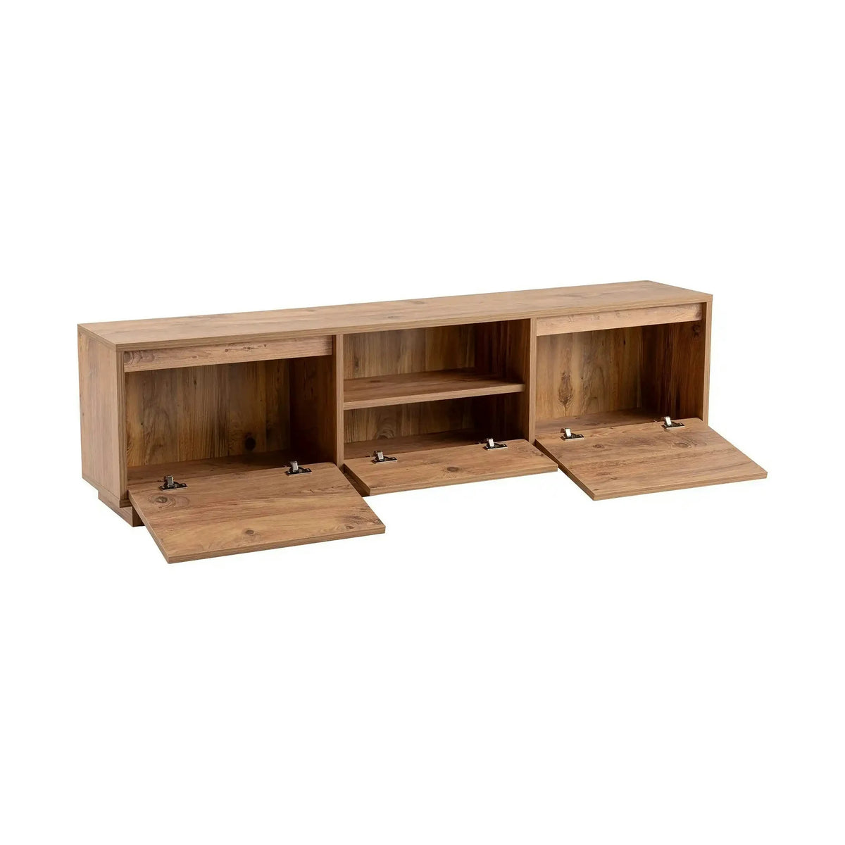 Comoda TV VANGUARD, pin, PAL, 160x30x42 cm