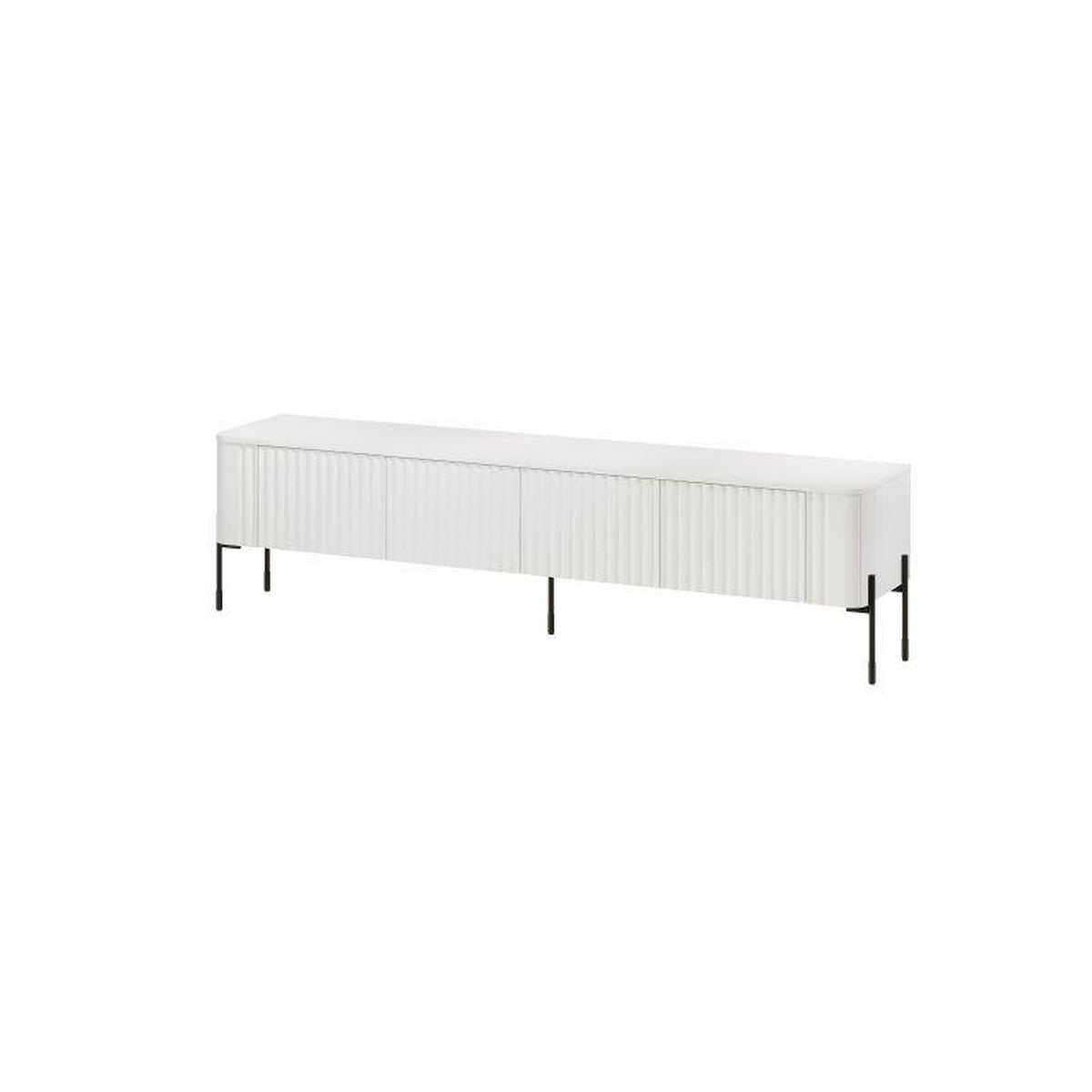 Comoda TV VERA, alb, PAL laminat, 190x40x50 cm