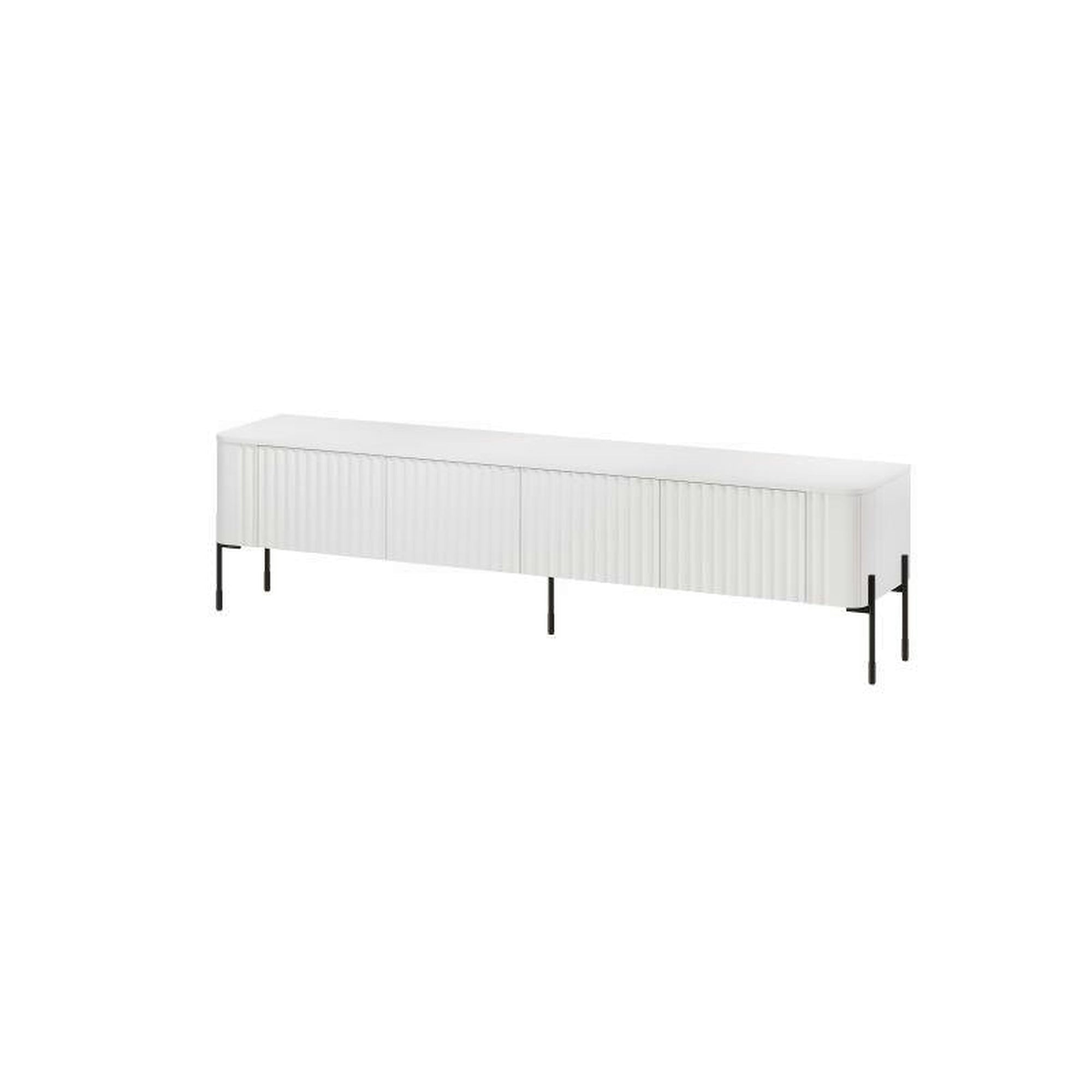 Comoda TV VERA, alb, PAL laminat, 190x40x50 cm