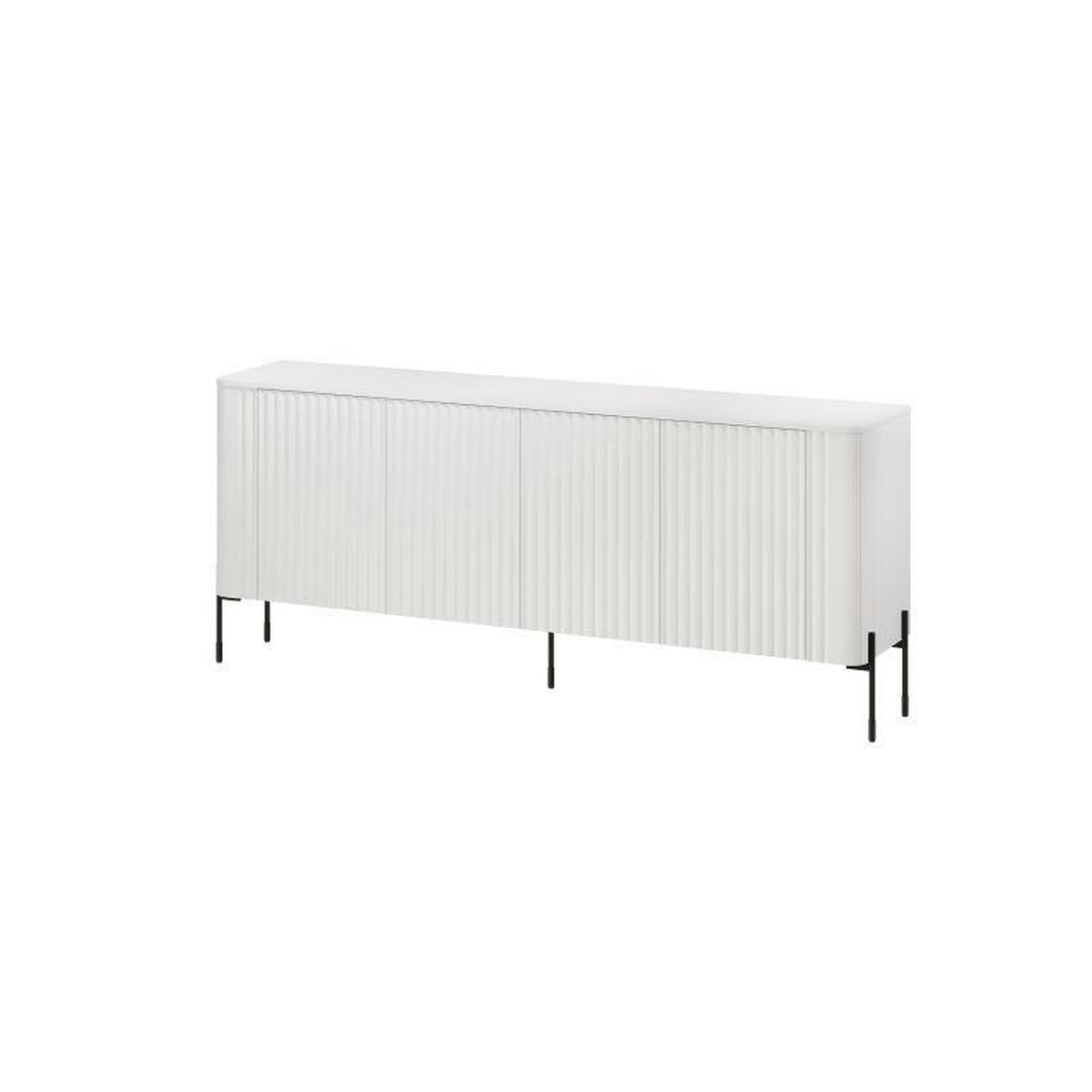 Comoda VERA, alb, PAL laminat, 190x40x80 cm