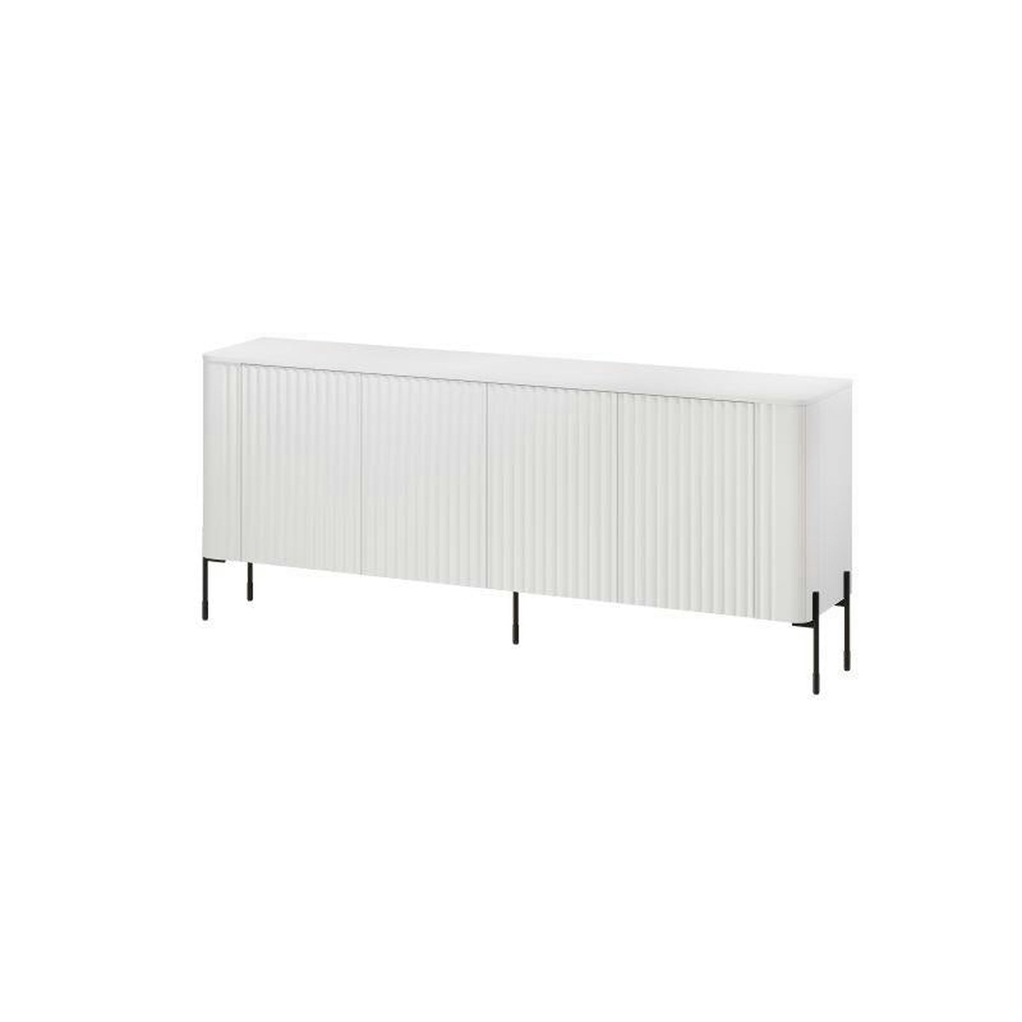 Comoda VERA, alb, PAL laminat, 190x40x80 cm