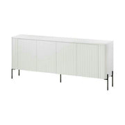 Comoda VERA, alb, PAL laminat, 190x40x80 cm