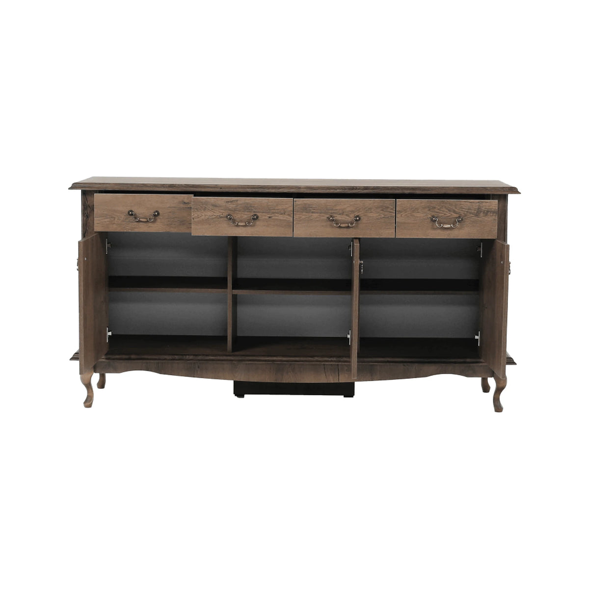Comoda VILAR DA6, stejar lefkas, DTD laminat, 175x47x89 cm