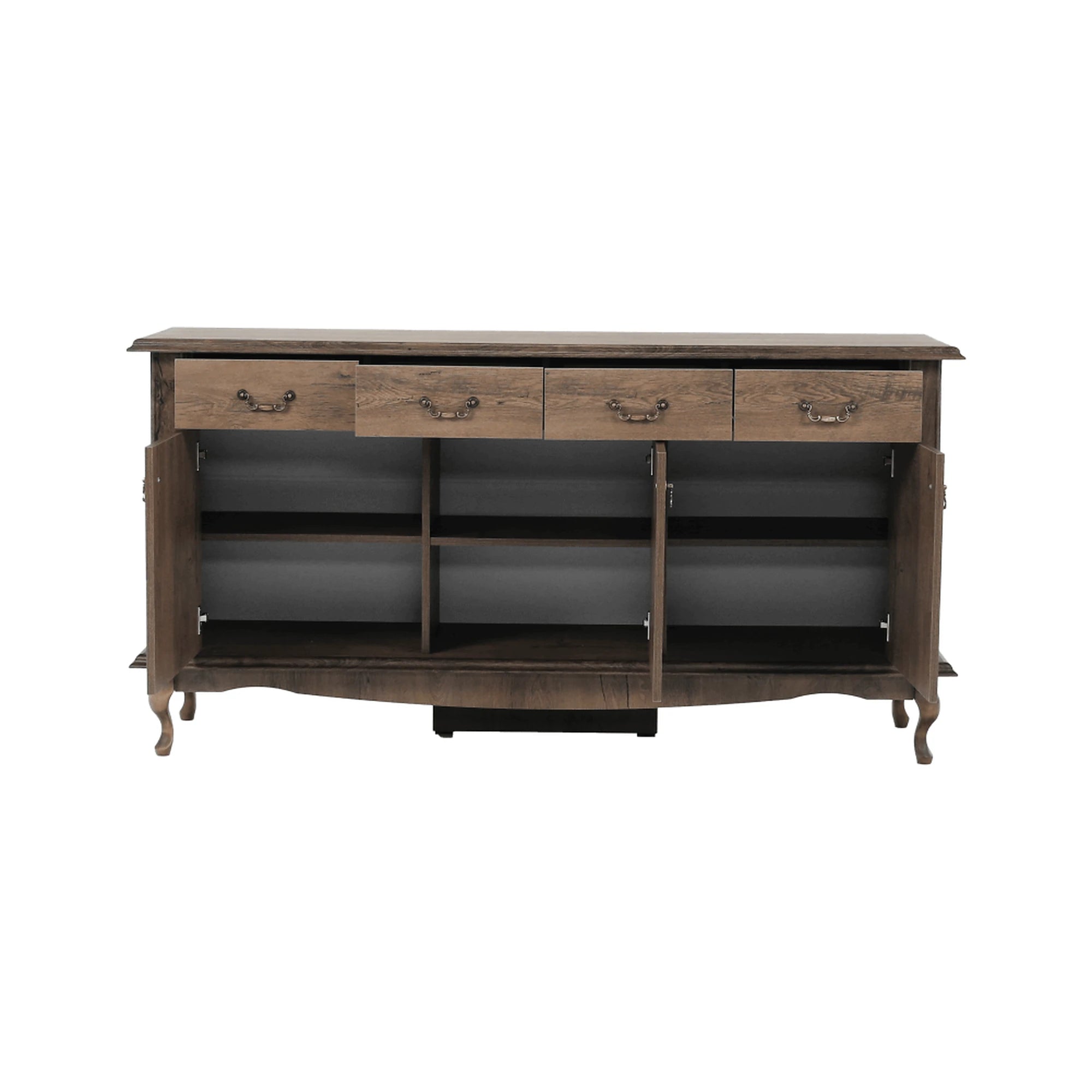 Comoda VILAR DA6, stejar lefkas, DTD laminat, 175x47x89 cm
