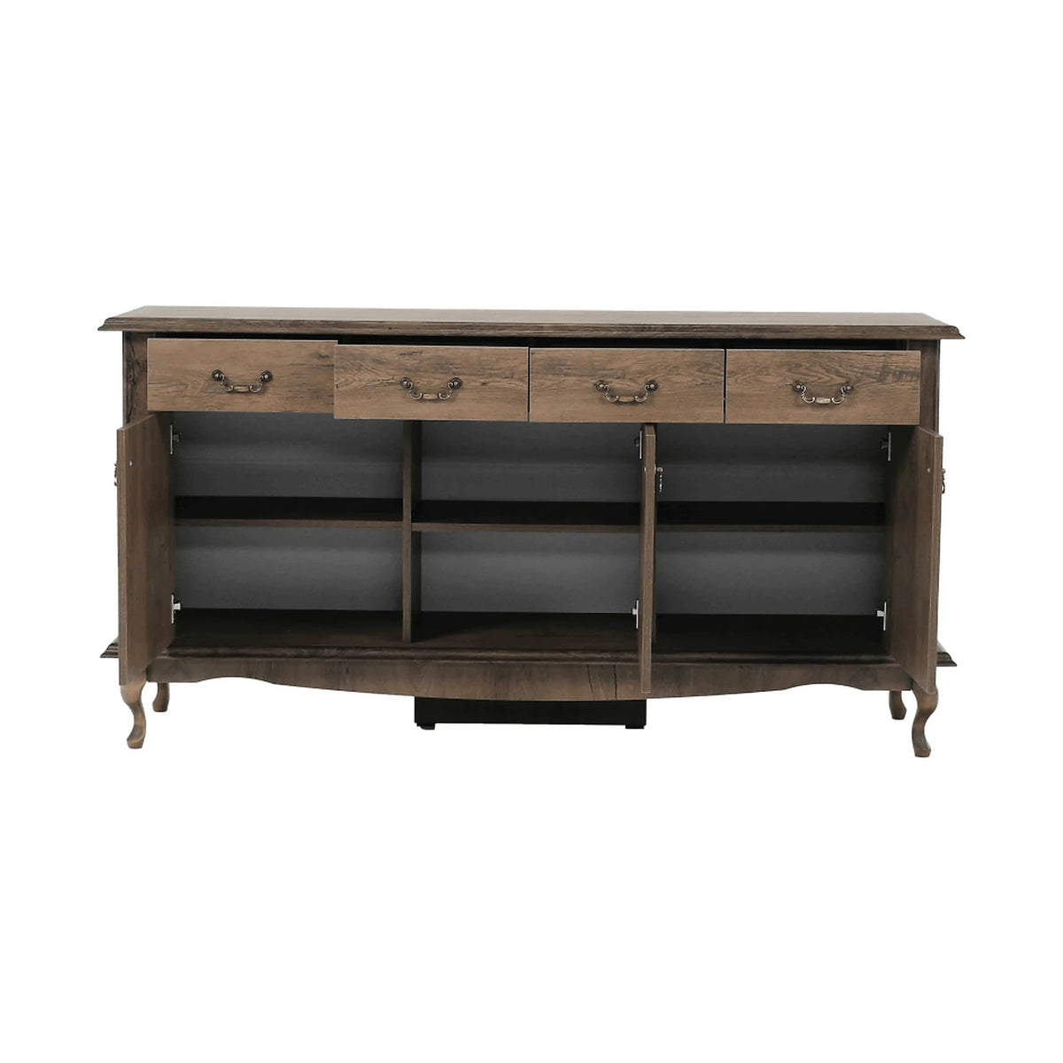 Comoda VILAR DA6, stejar lefkas, DTD laminat, 175x47x89 cm