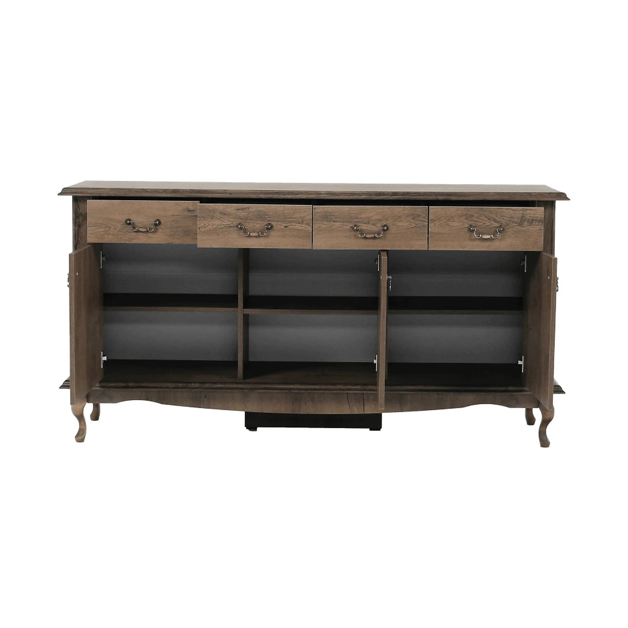 Comoda VILAR DA6, stejar lefkas, DTD laminat, 175x47x89 cm